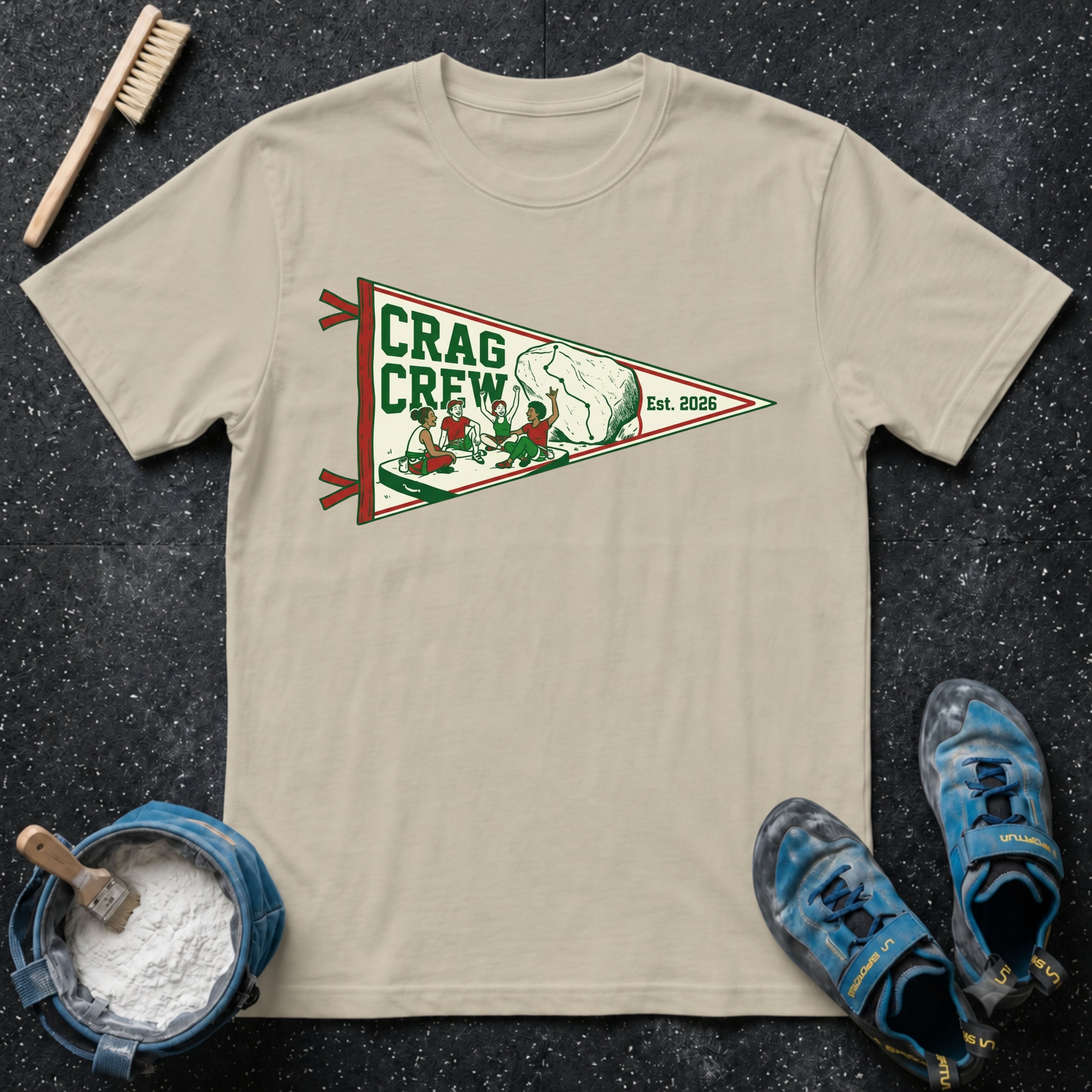 Crag Crew Flag T-Shirt