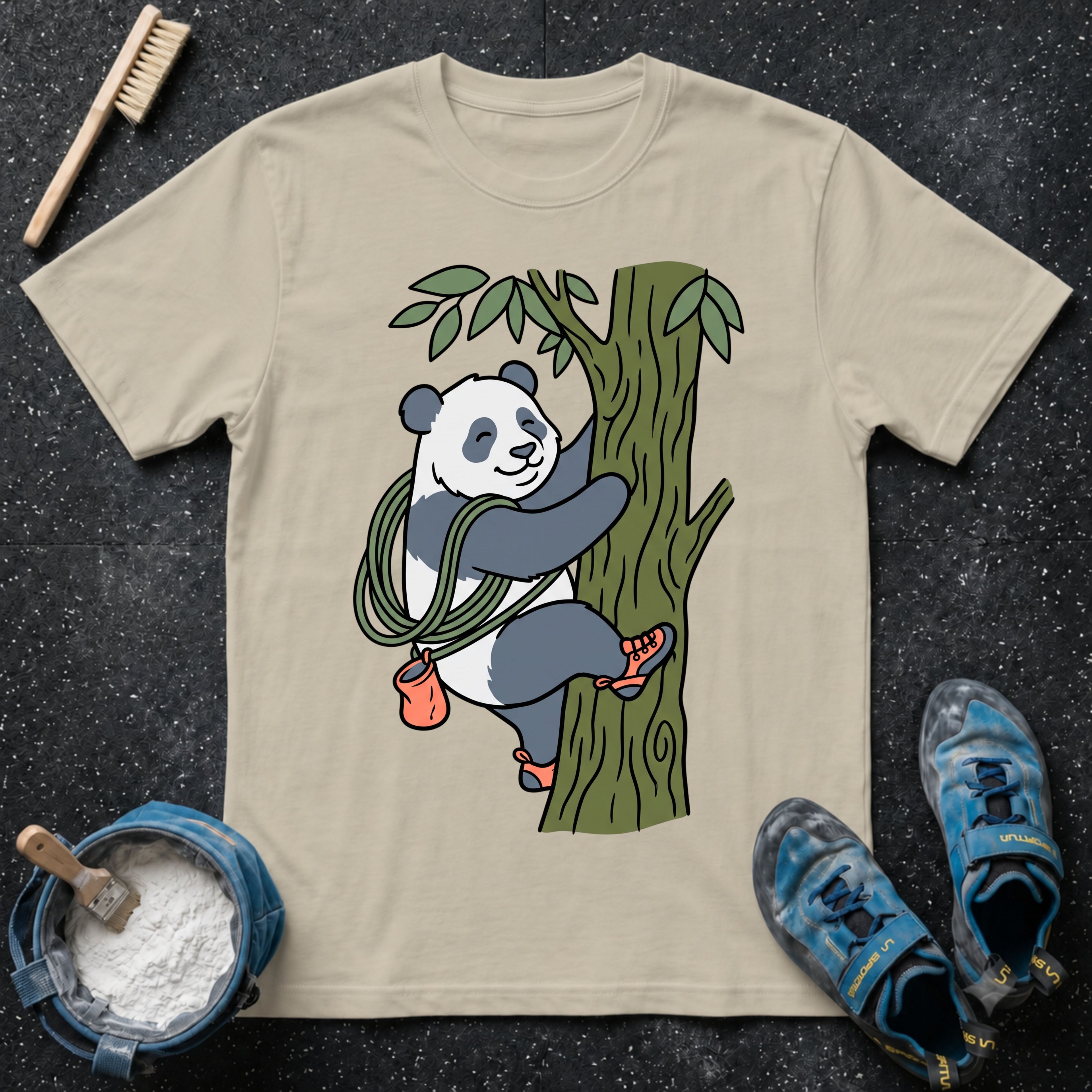 Panda Climbing T-Shirt