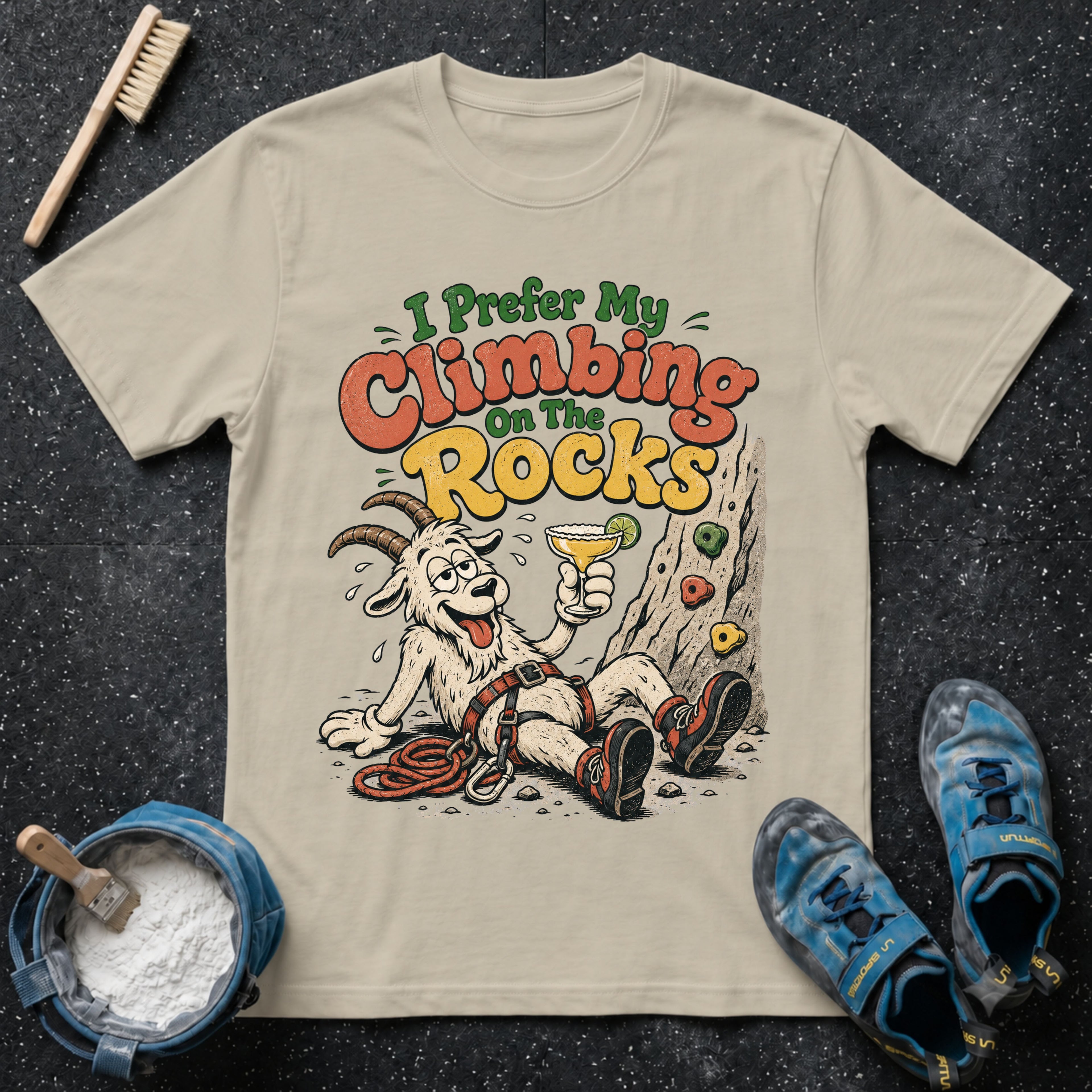 Climbing On The Rocks T-Shirt