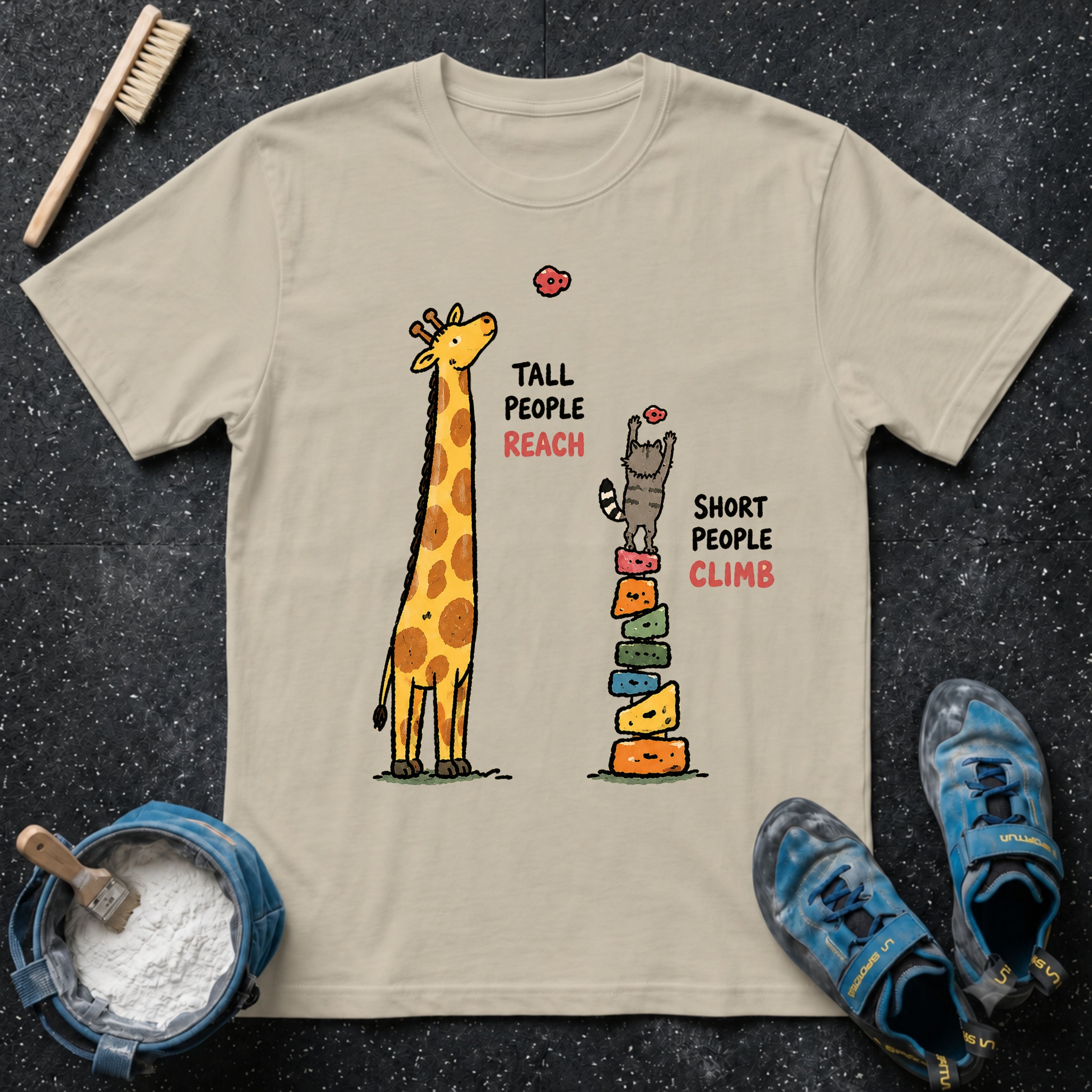 Tall People Climbing T-Shirt