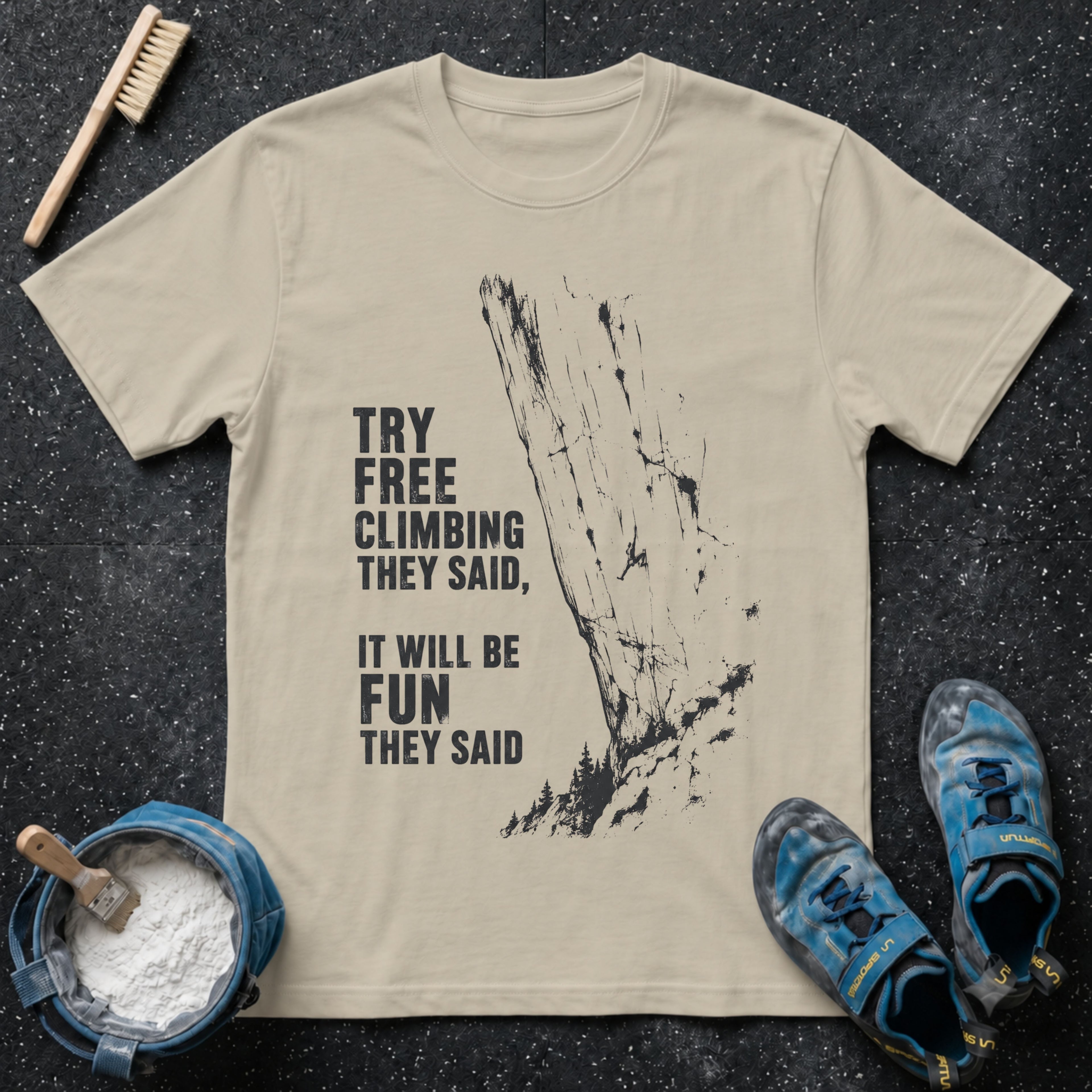 Try Free Climbing T-Shirt