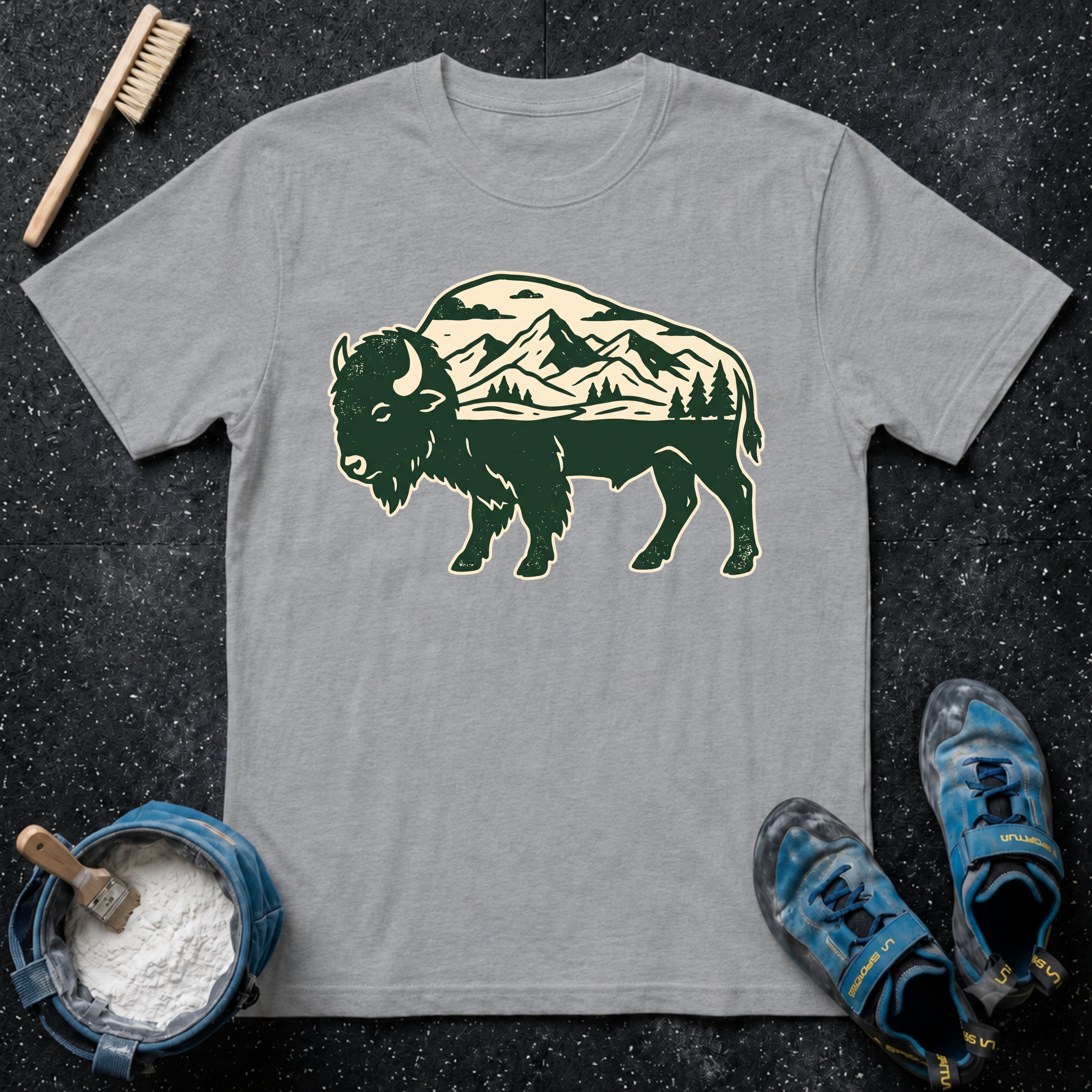Buffalo Split Art T-Shirt