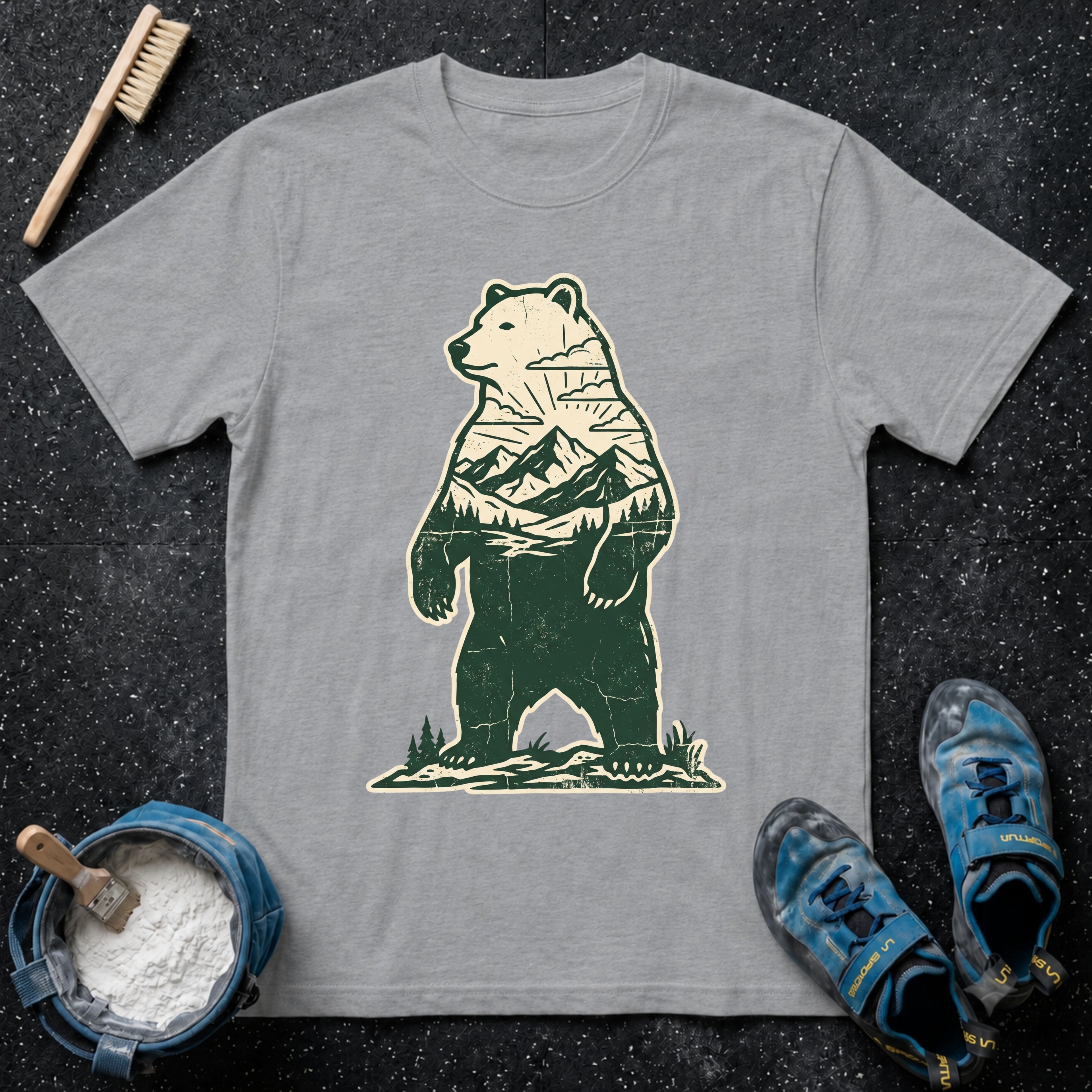 Grizzly Split Art T-Shirt