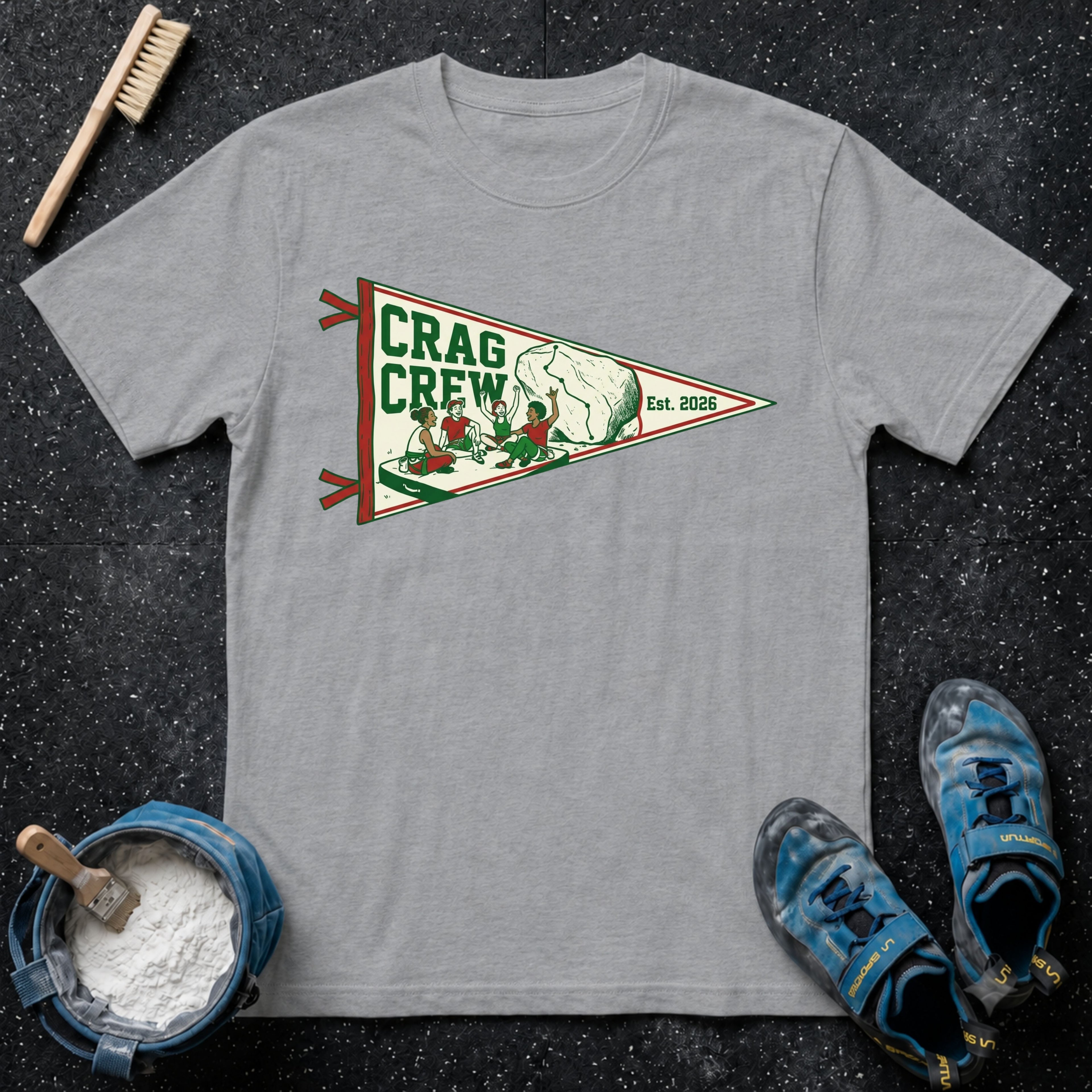 Crag Crew Flag T-Shirt