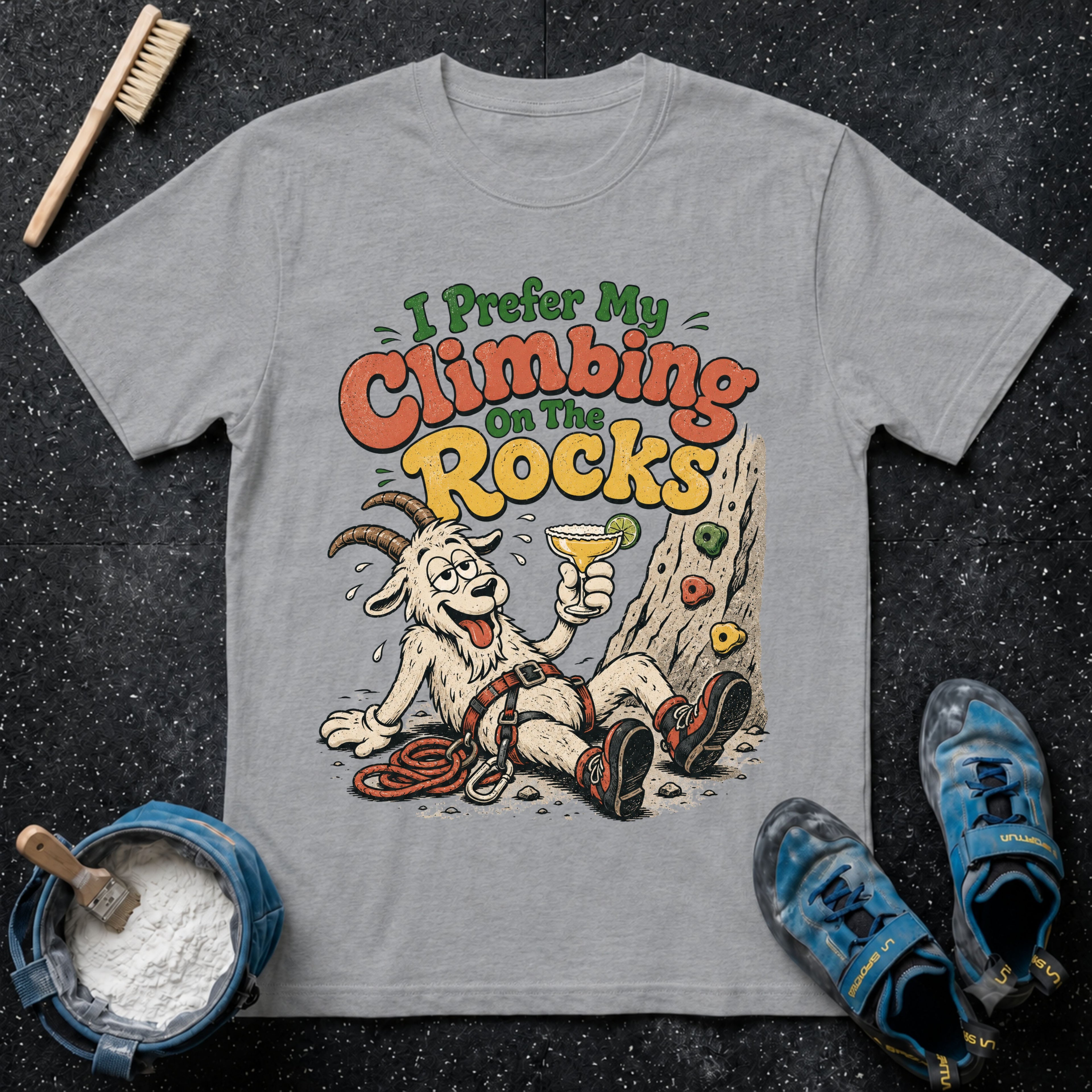 Climbing On The Rocks T-Shirt