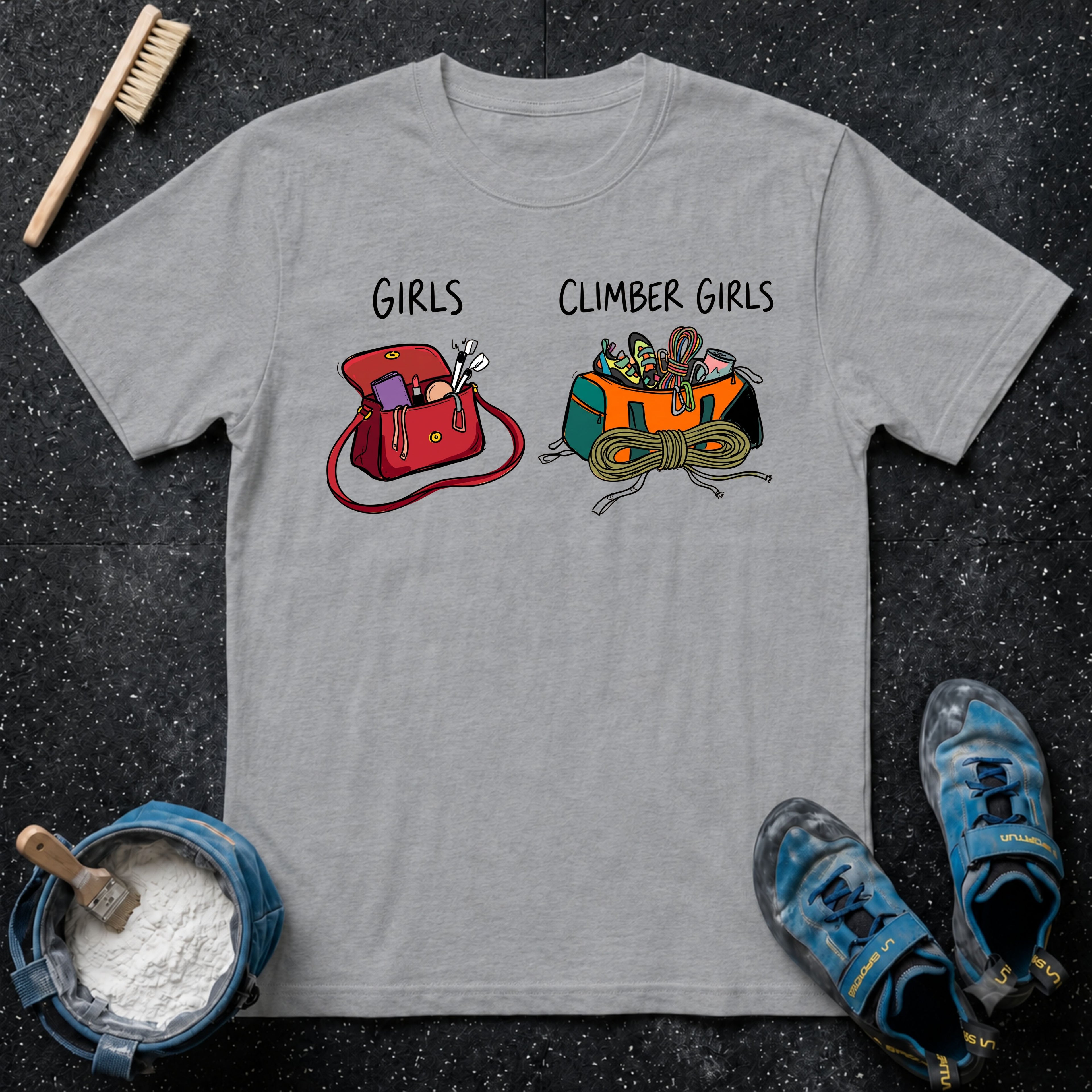 Climber Girl Bags T-Shirt