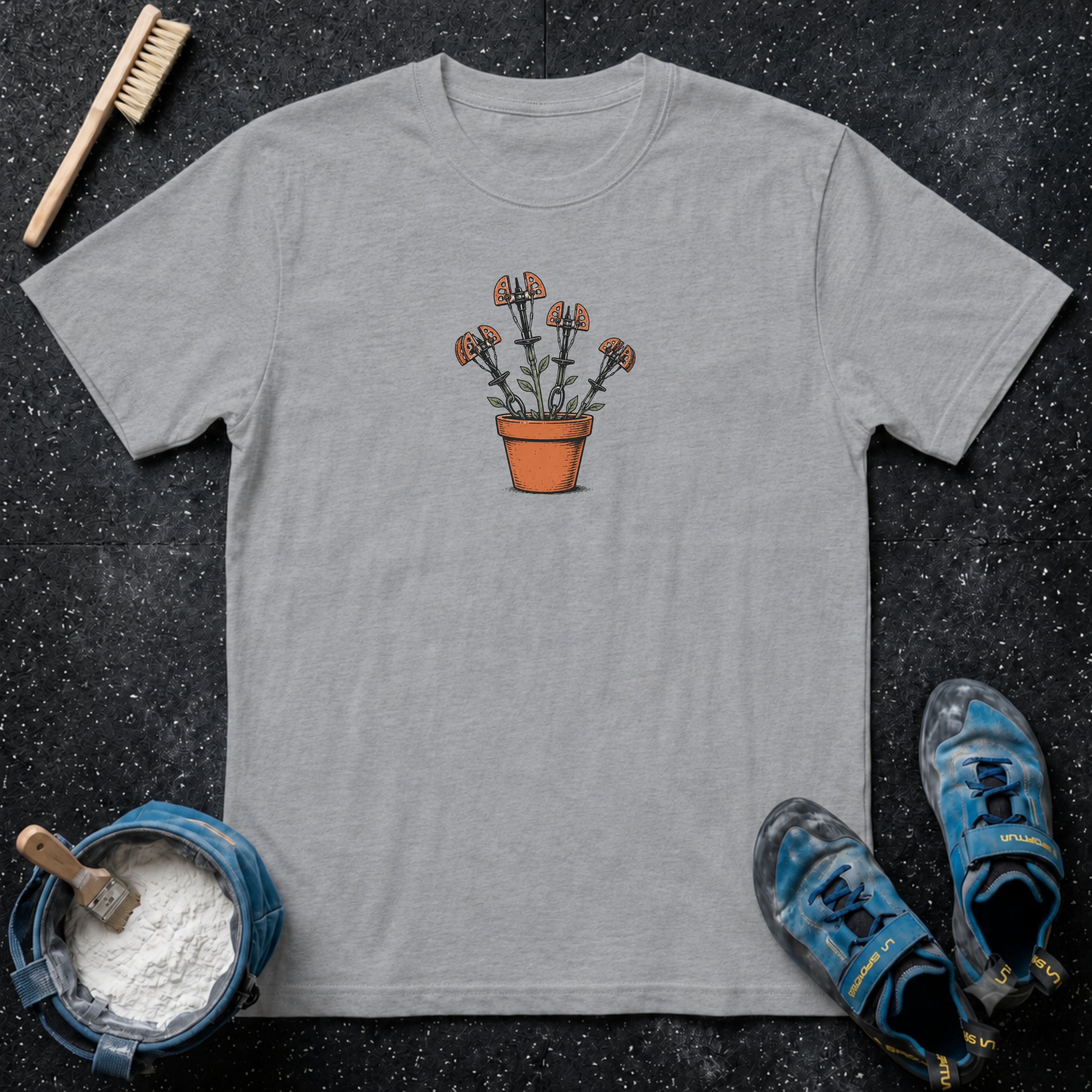 Small Cam Flowers T-Shirt