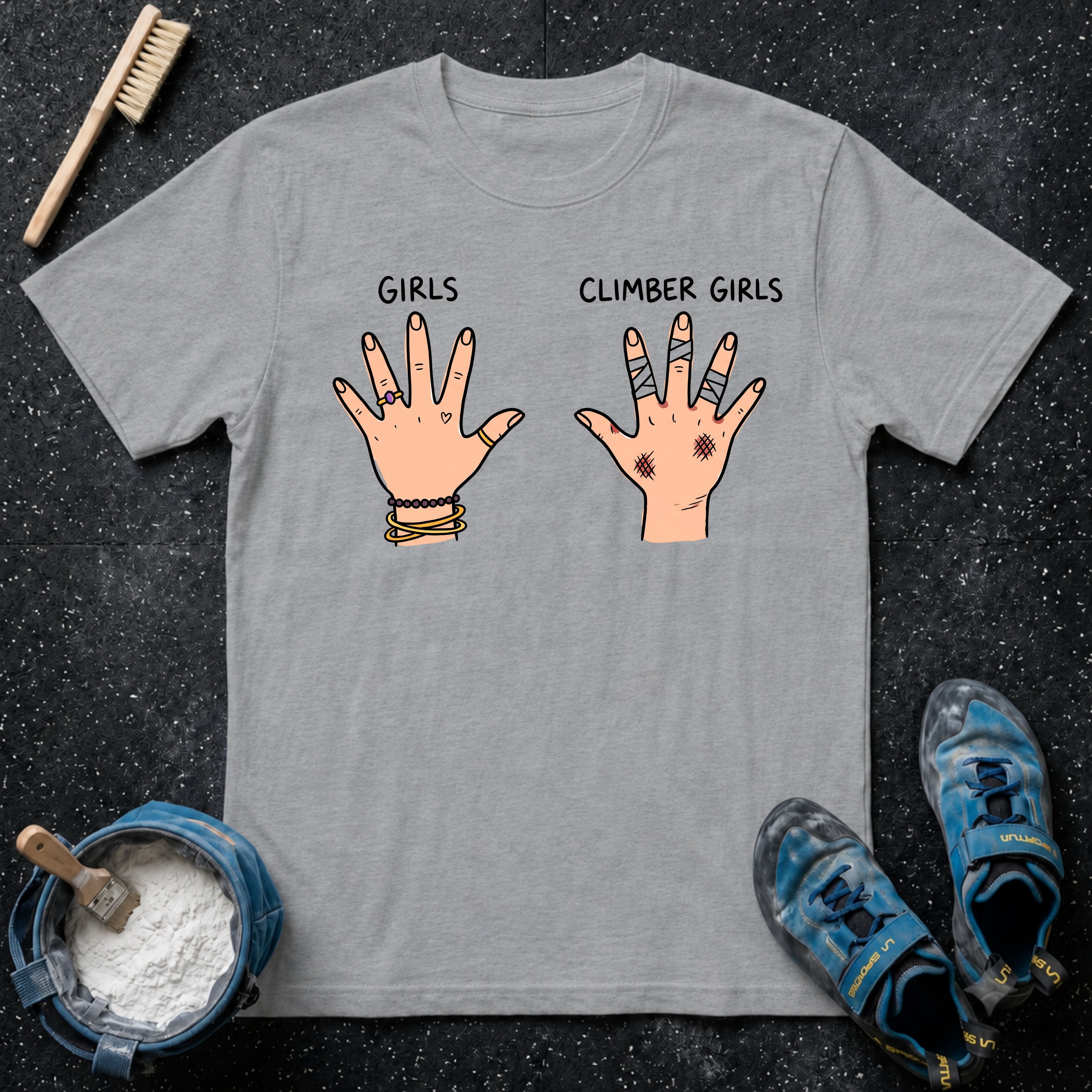 Climber Girl Hands T-Shirt