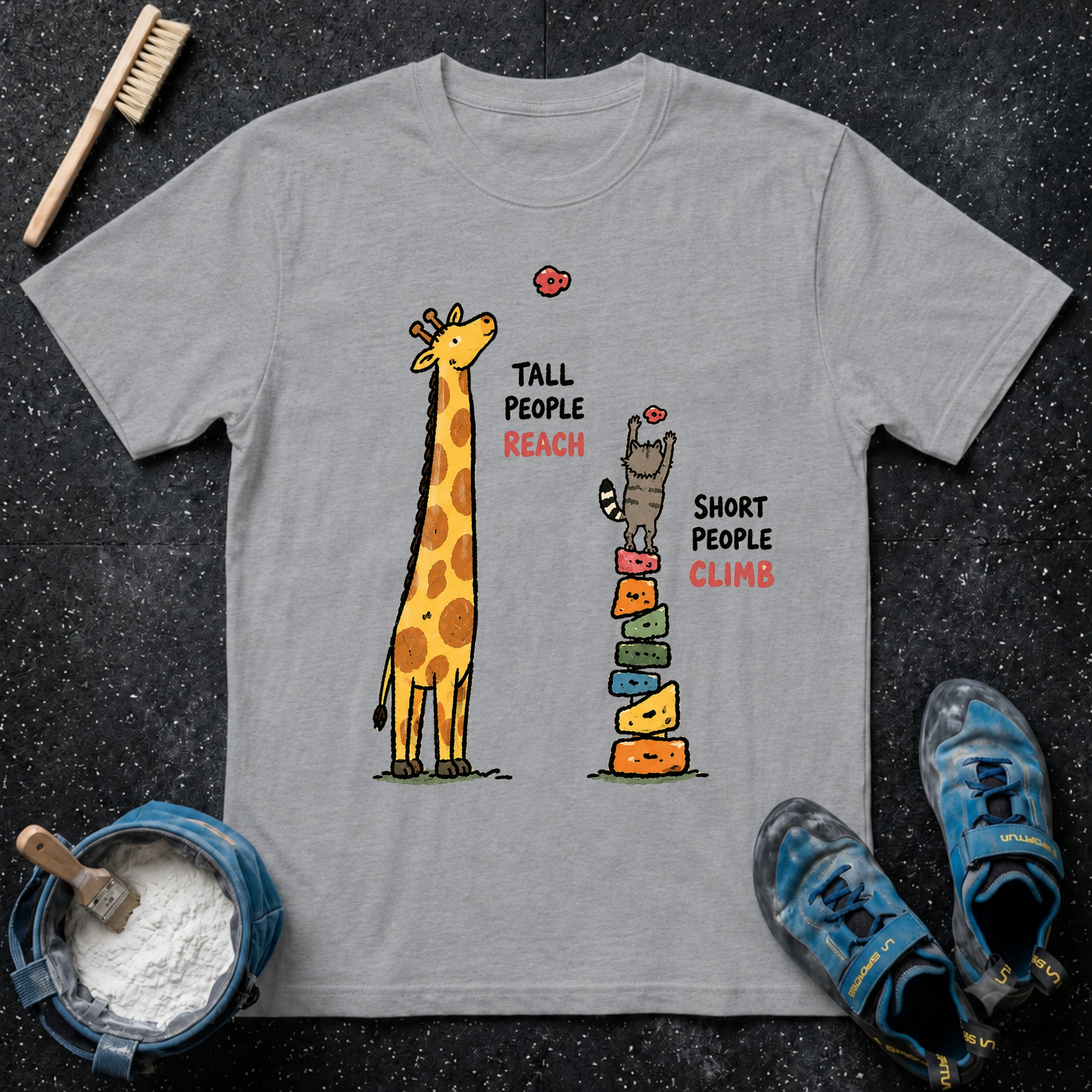 Tall People Climbing T-Shirt