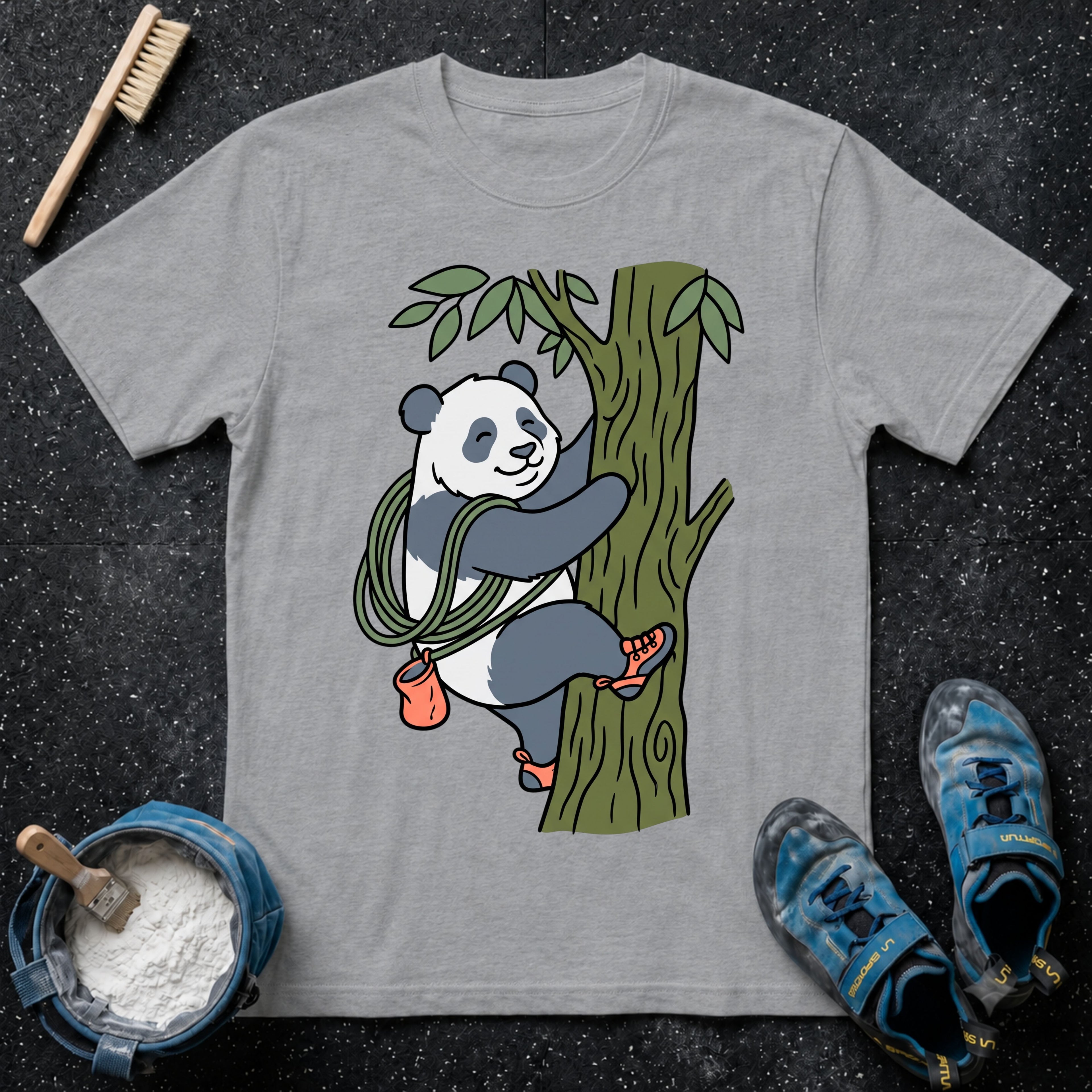 Panda Climbing T-Shirt