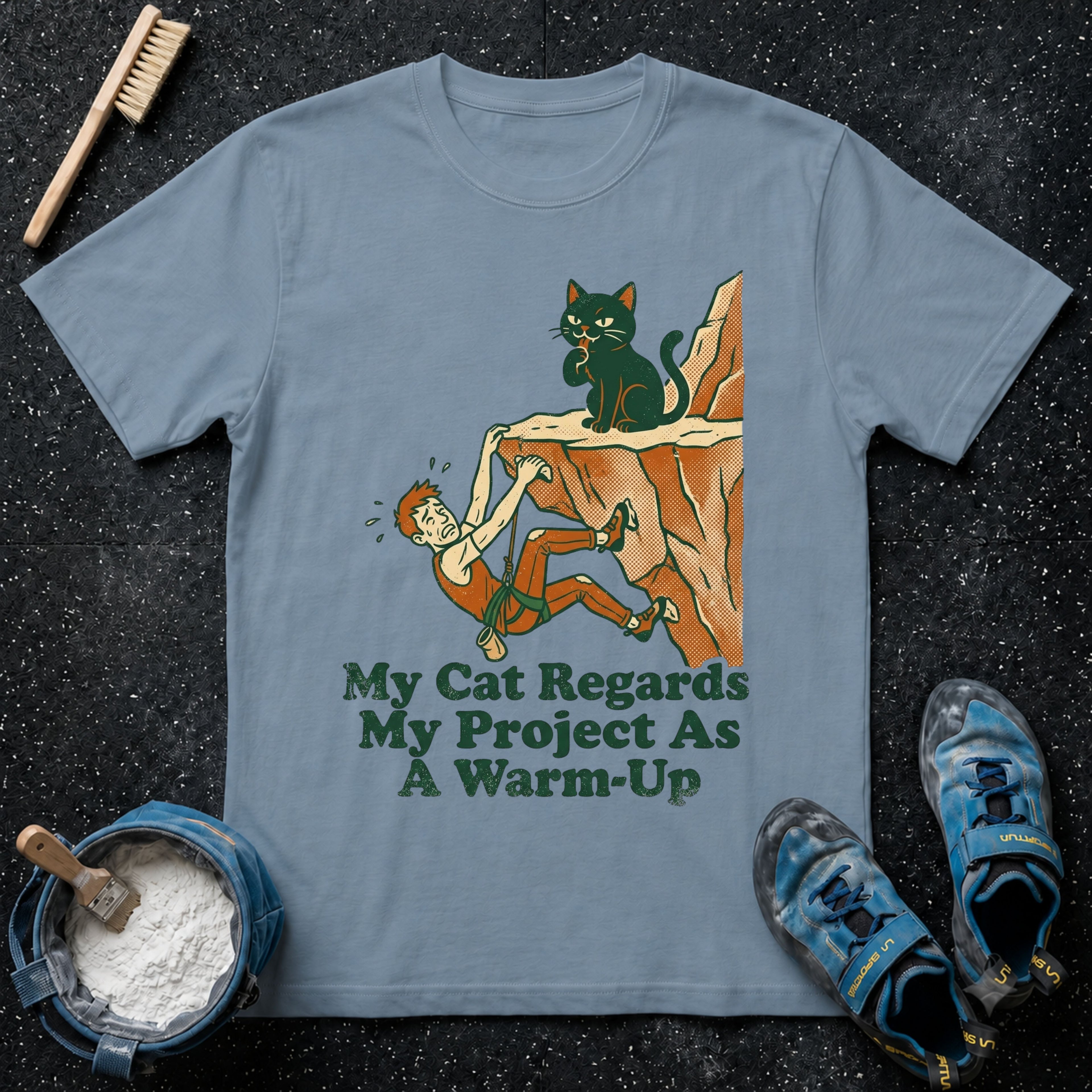 Cat Warm-Up T-Shirt