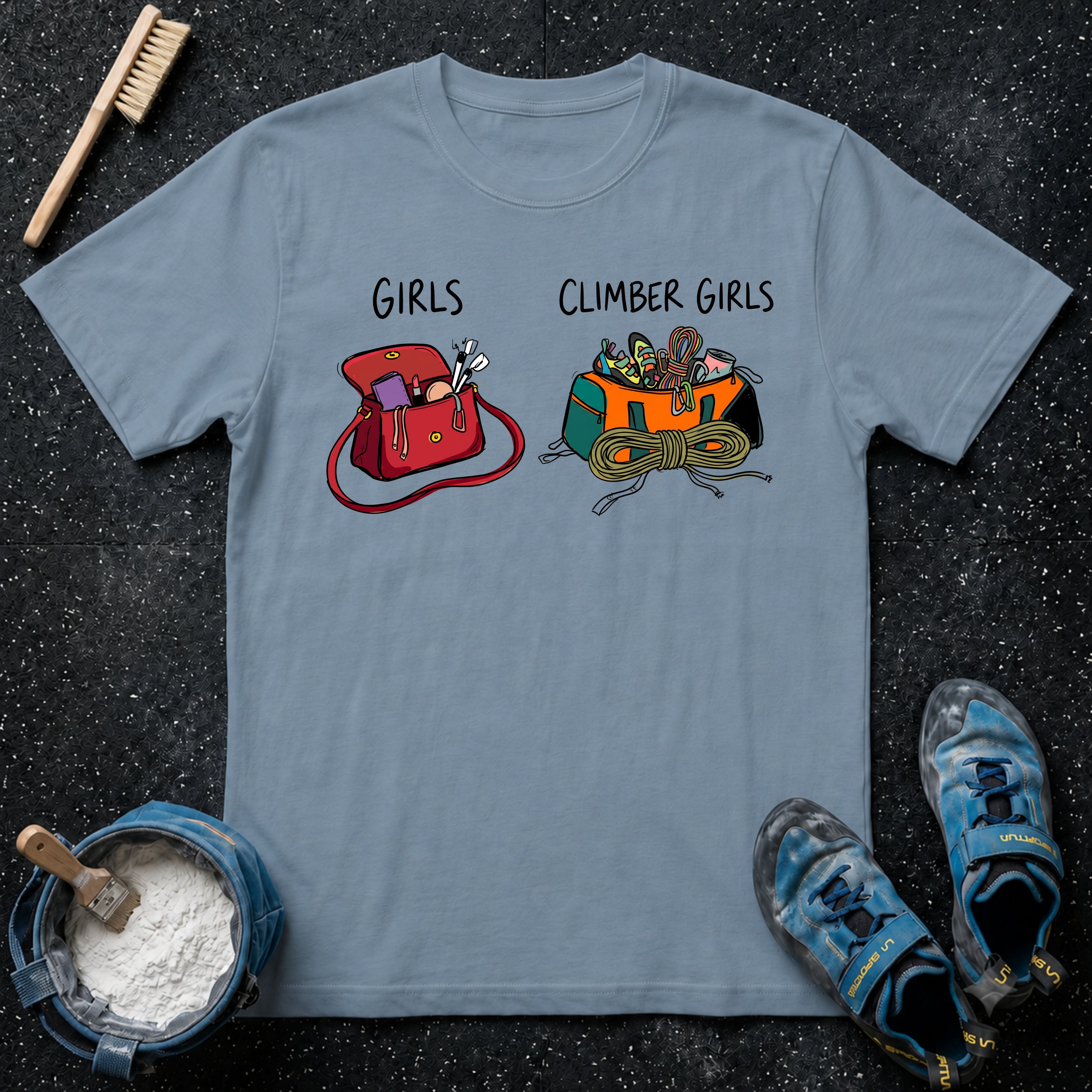 Climber Girl Bags T-Shirt