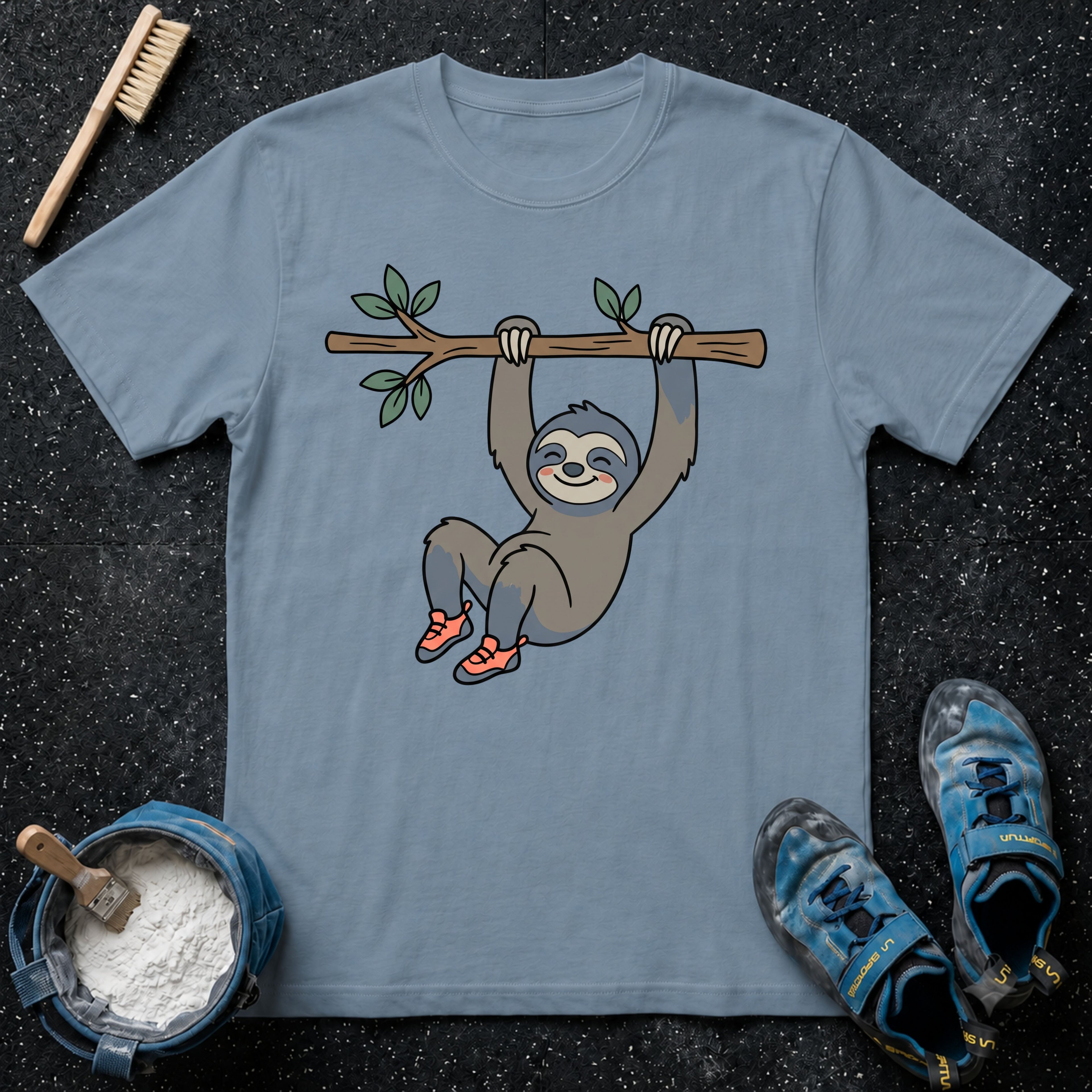 Cute Sloth Climbing T-Shirt