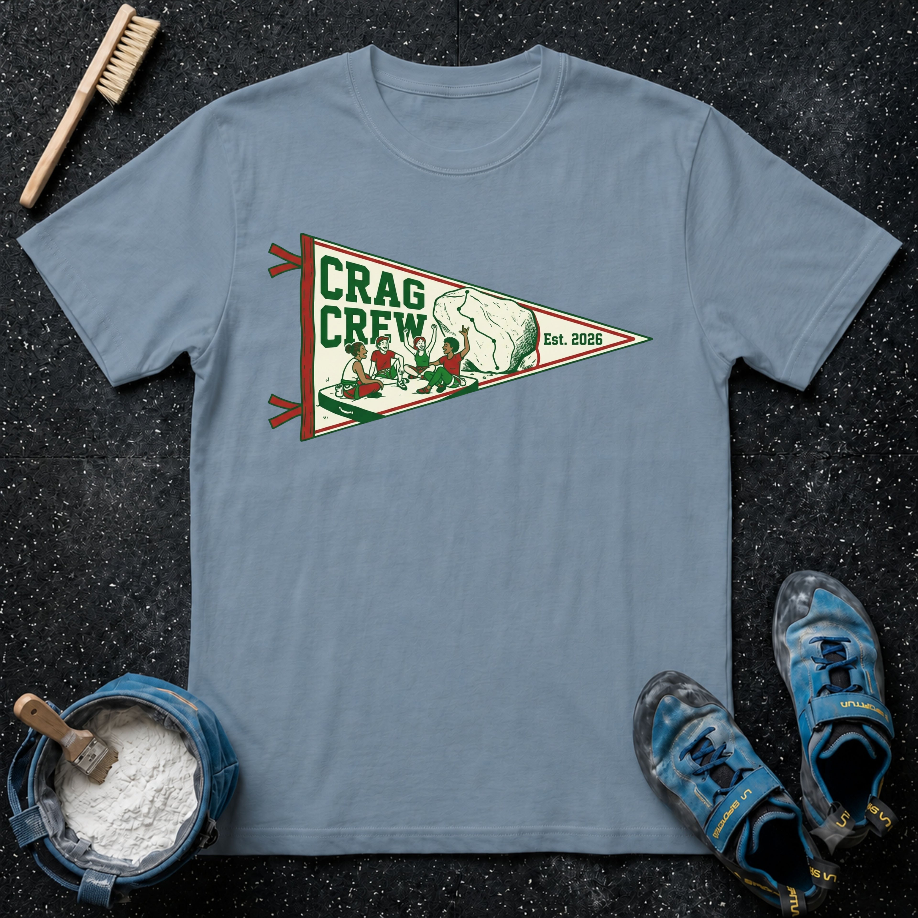 Crag Crew Flag T-Shirt