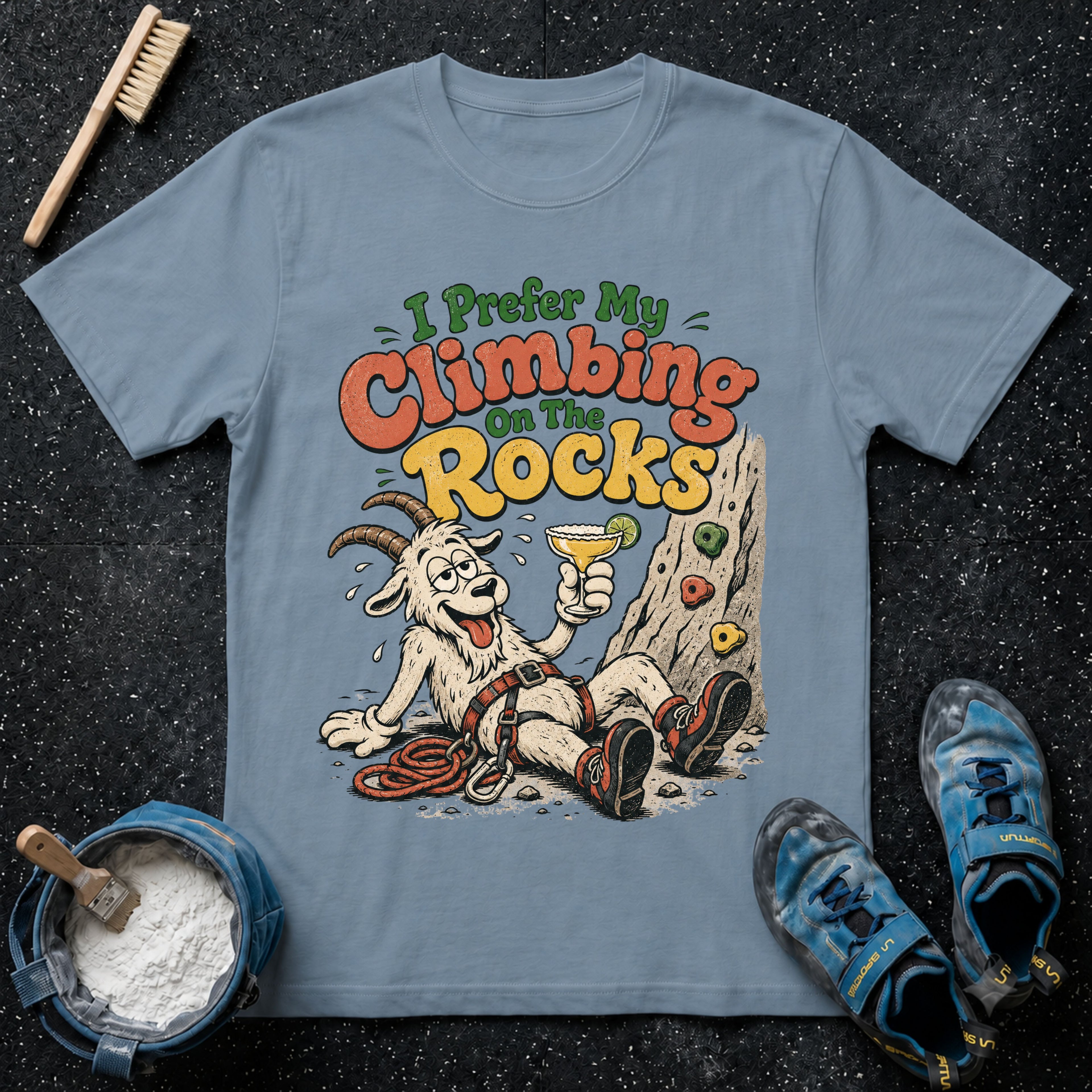 Climbing On The Rocks T-Shirt