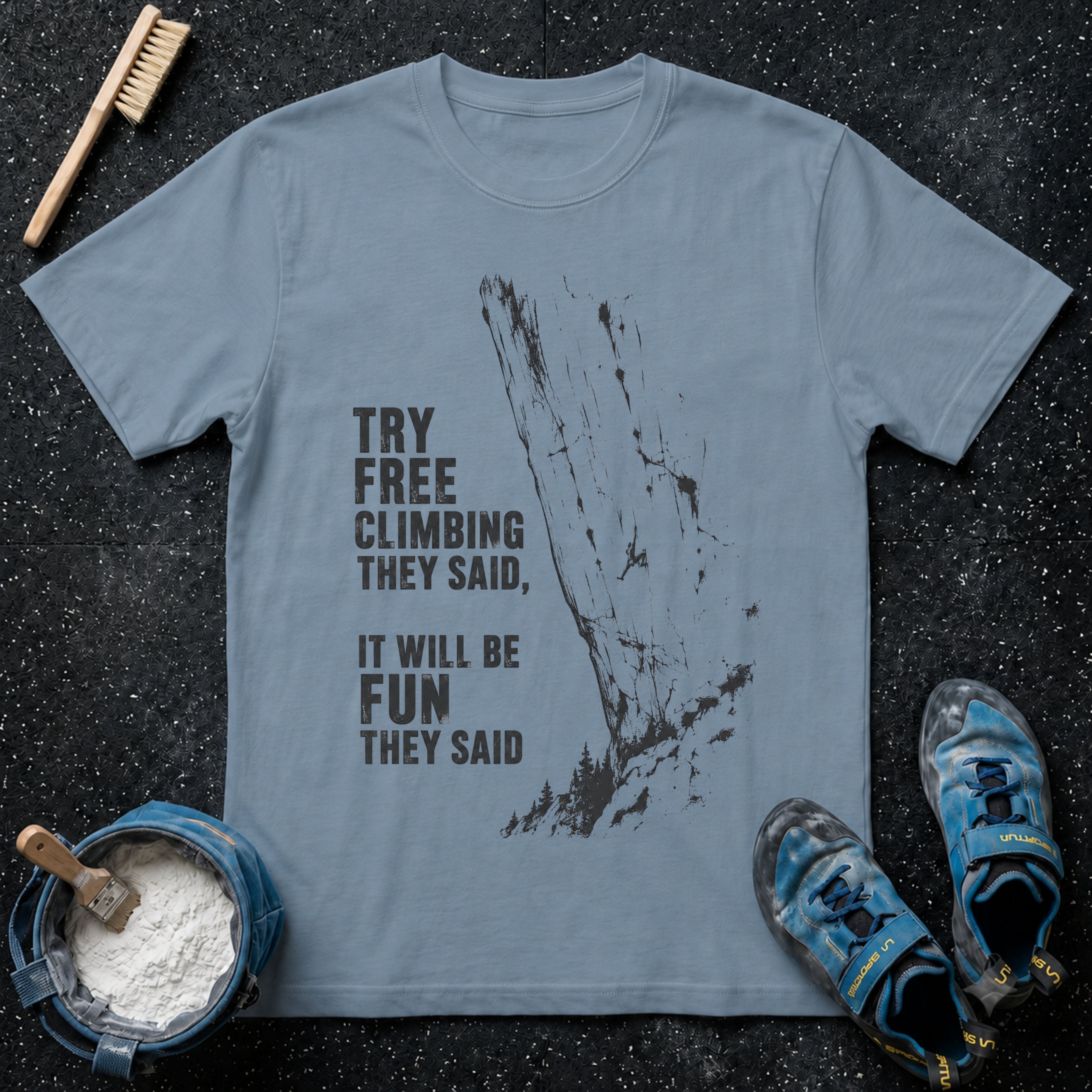 Try Free Climbing T-Shirt