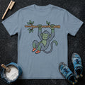 Cute Monkey Climbing T-Shirt