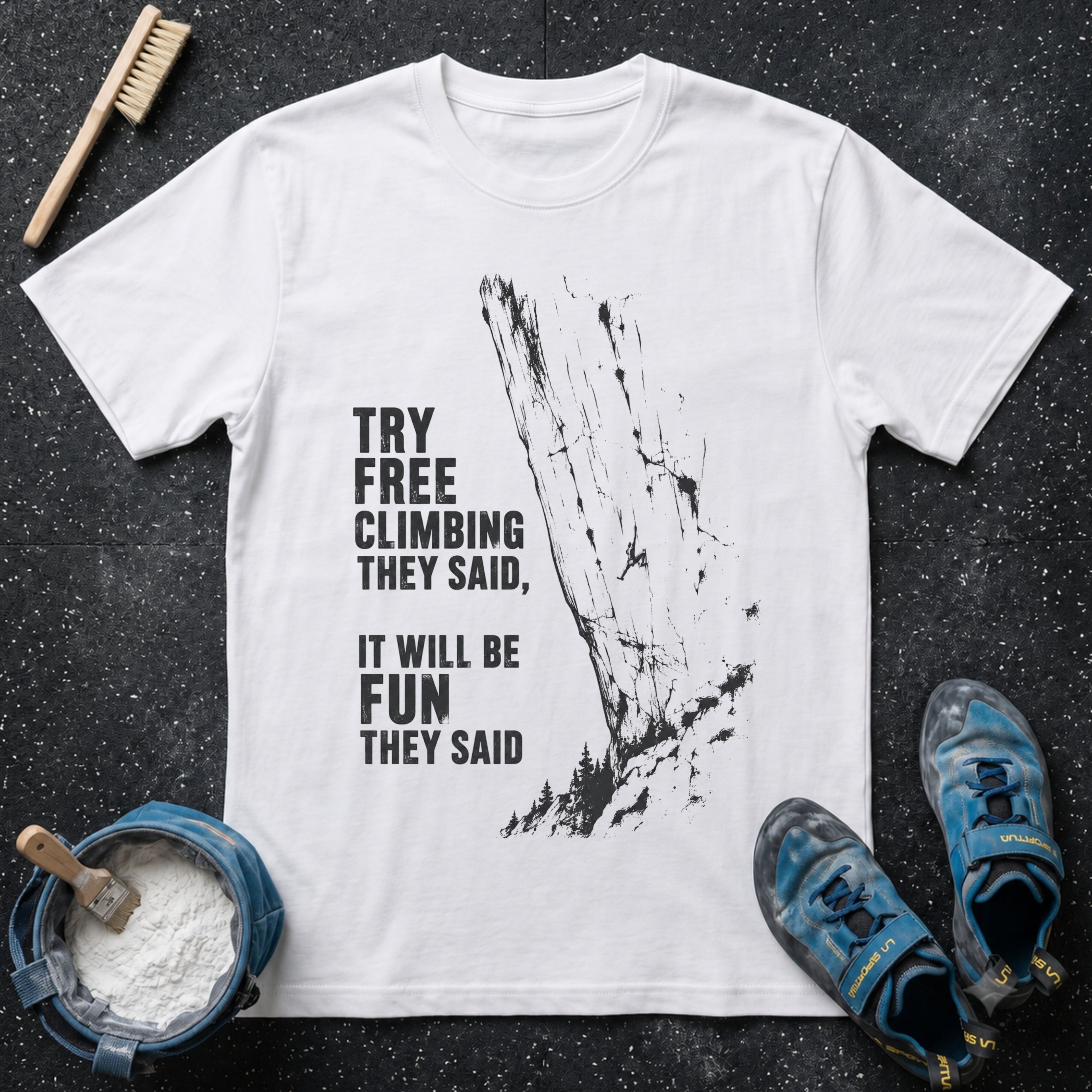 Try Free Climbing T-Shirt