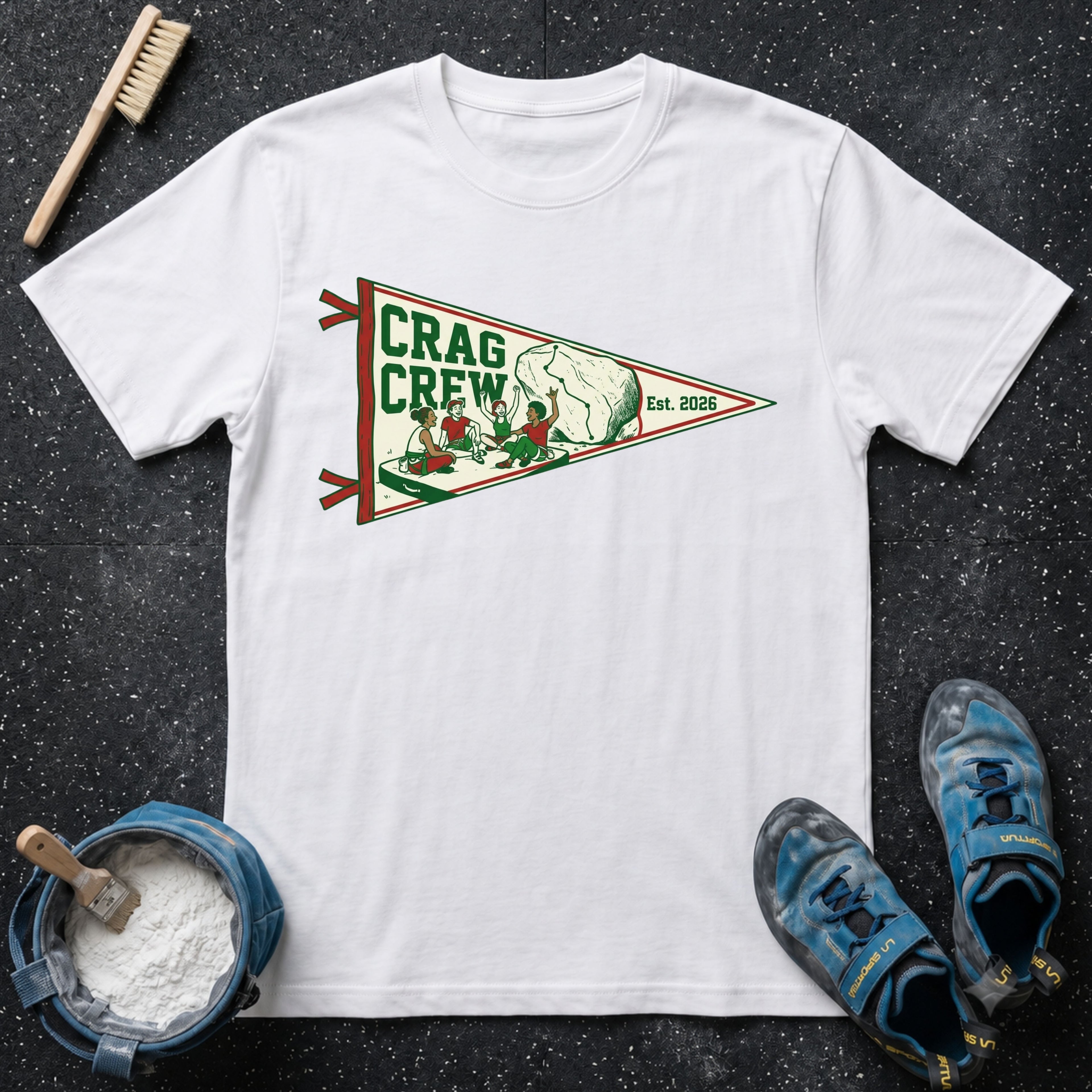 Crag Crew Flag T-Shirt