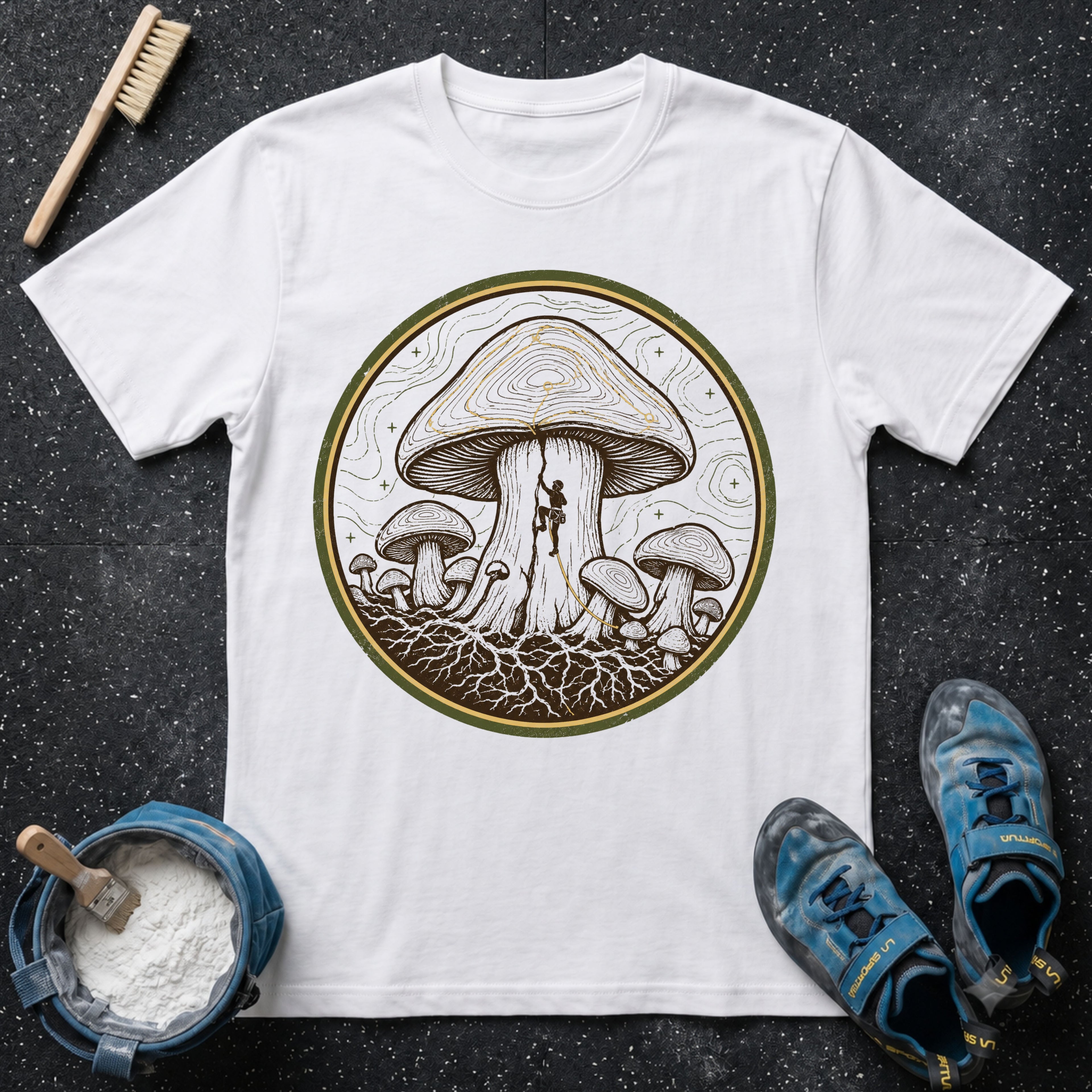Mushroom Badge T-Shirt