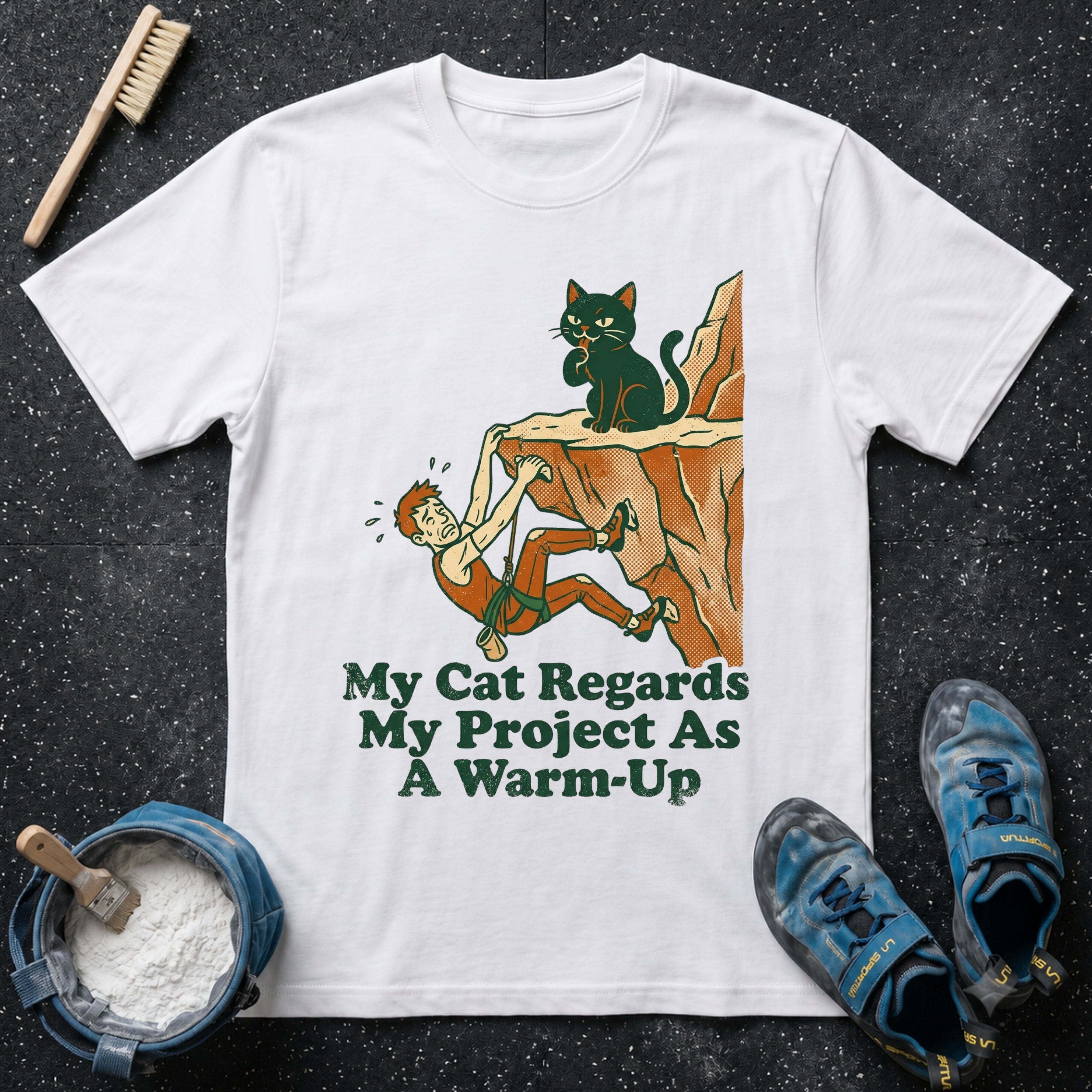 Cat Warm-Up T-Shirt