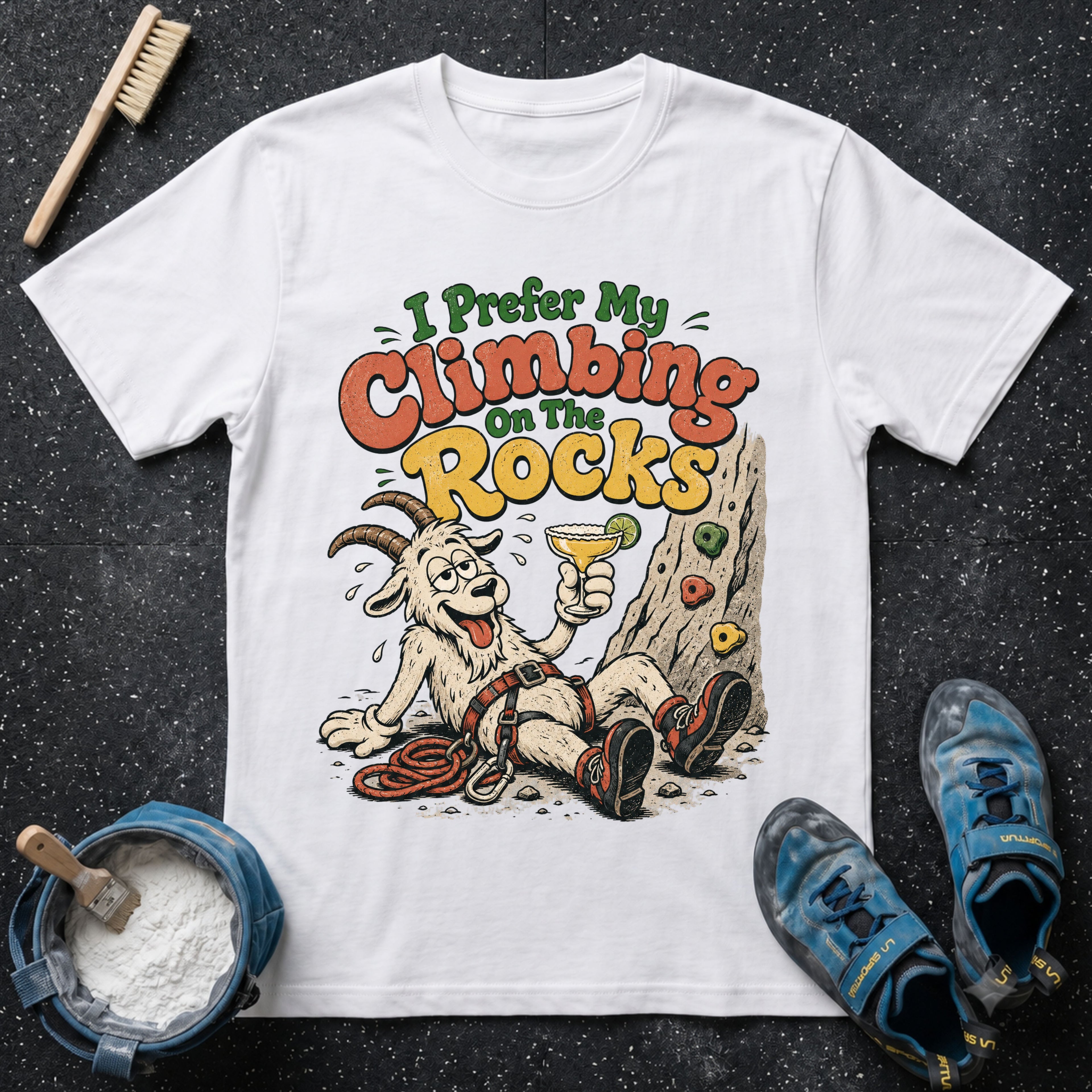 Climbing On The Rocks T-Shirt