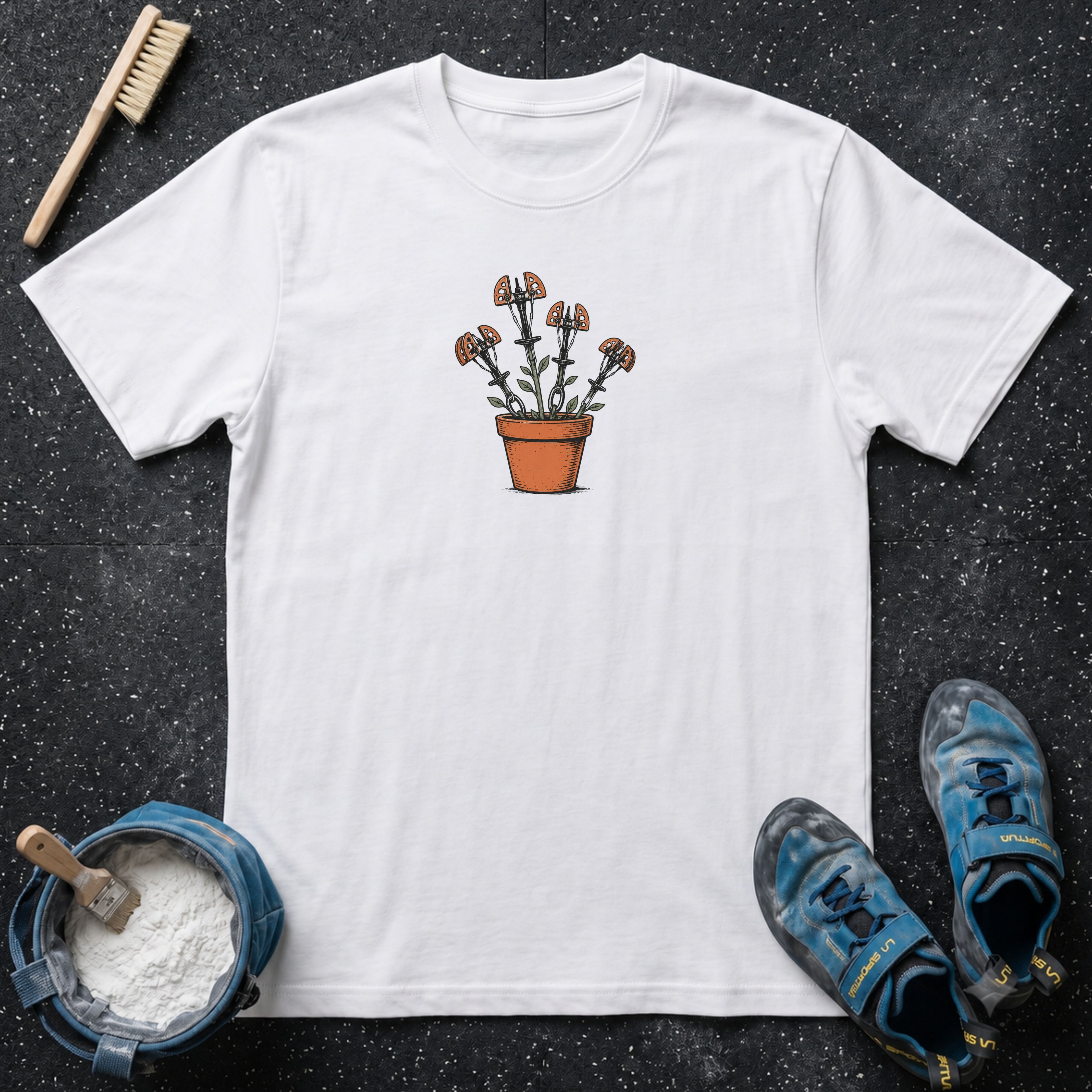 Small Cam Flowers T-Shirt