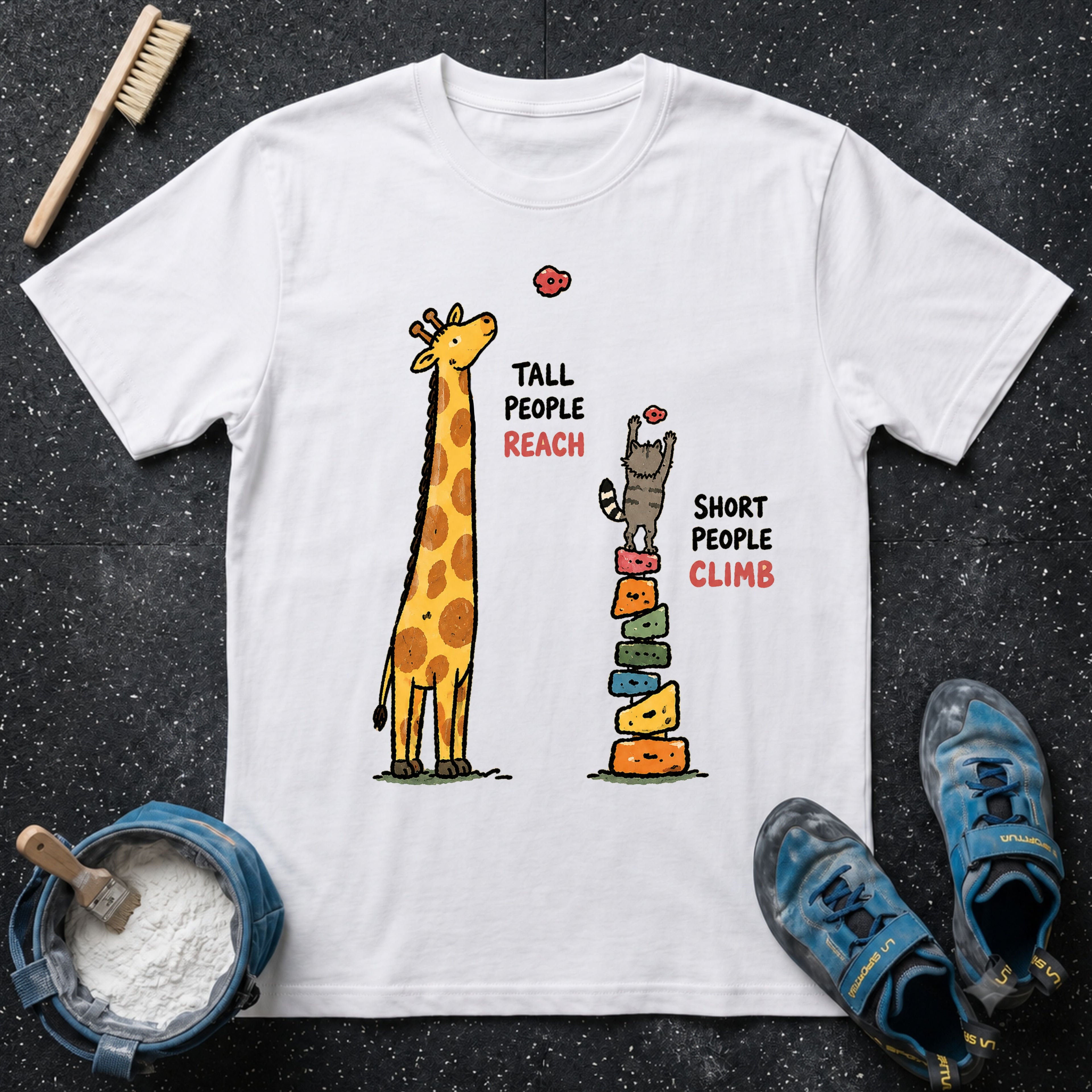 Tall People Climbing T-Shirt