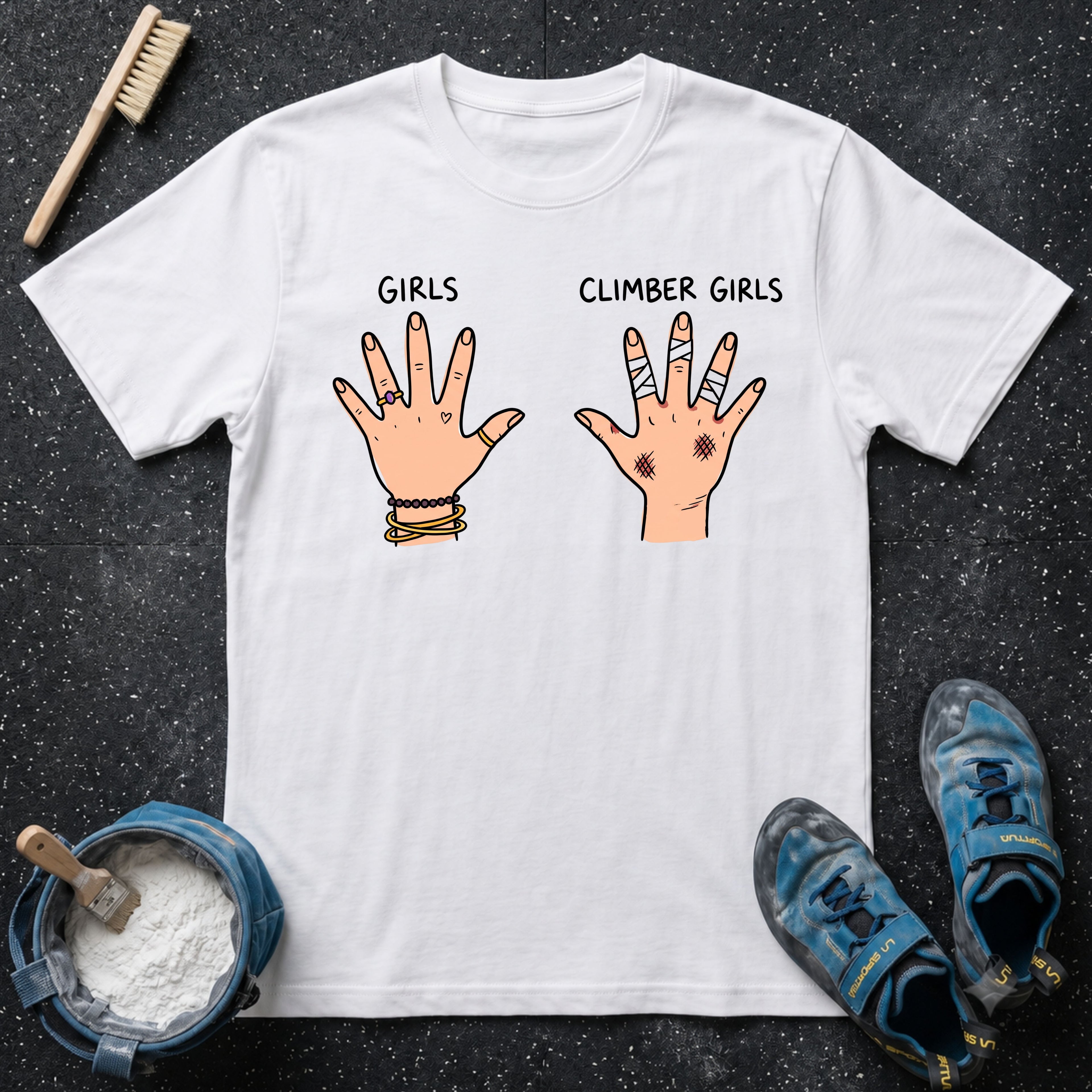 Climber Girl Hands T-Shirt